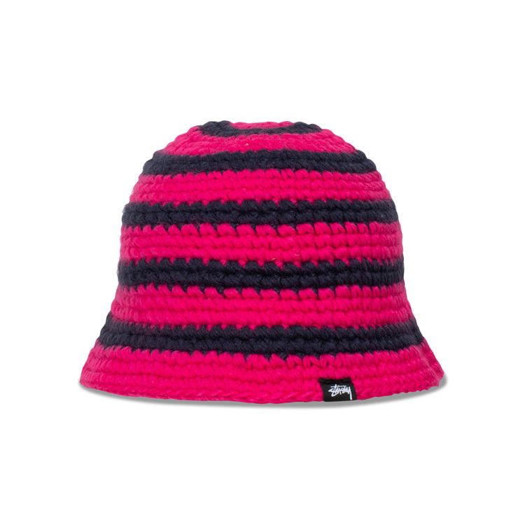 Buy Stussy Swirl Knit Bucket Hat 'Hot Pink' - 1321167 HOT | GOAT