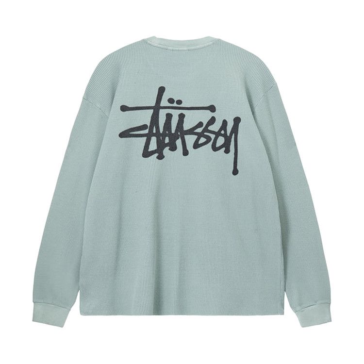トップス Stussywomen thermal Stüssy Off-White Thermal Sweatshirt Stussy