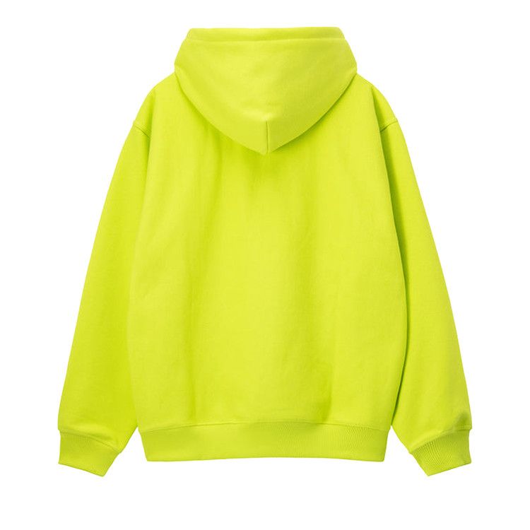 Stussy Stock Logo Applique Hoodie 'keylime'