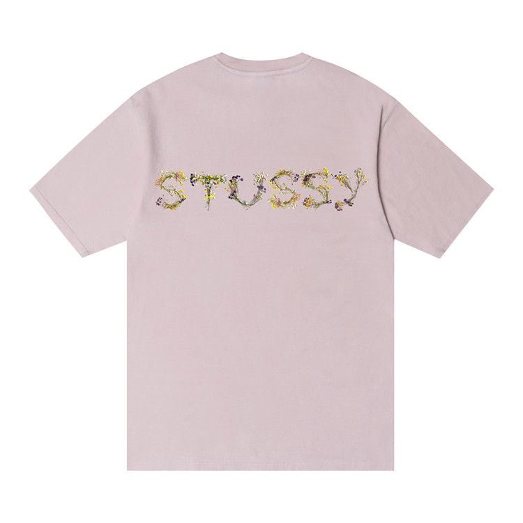 Stussy Bokay Pigment Dyed T-Shirt Blush