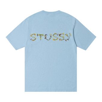 Buy Stussy Bokay Pigment Dyed Tee 'Sky Blue' - 1904881 SKY
