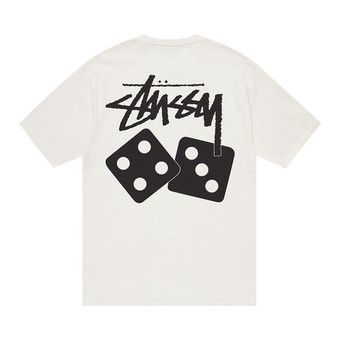 Buy Stussy Dice Pigment Dyed Tee 'White' - 1904883 WHIT | GOAT