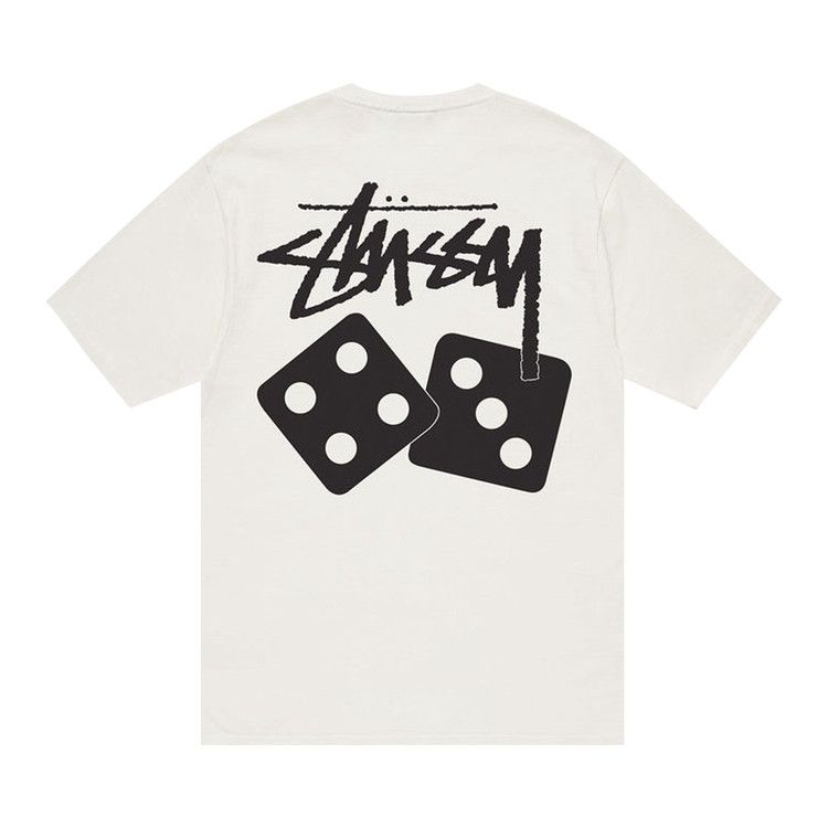 Buy Stussy Dice Pigment Dyed Tee 'White' - 1904883 WHIT | GOAT