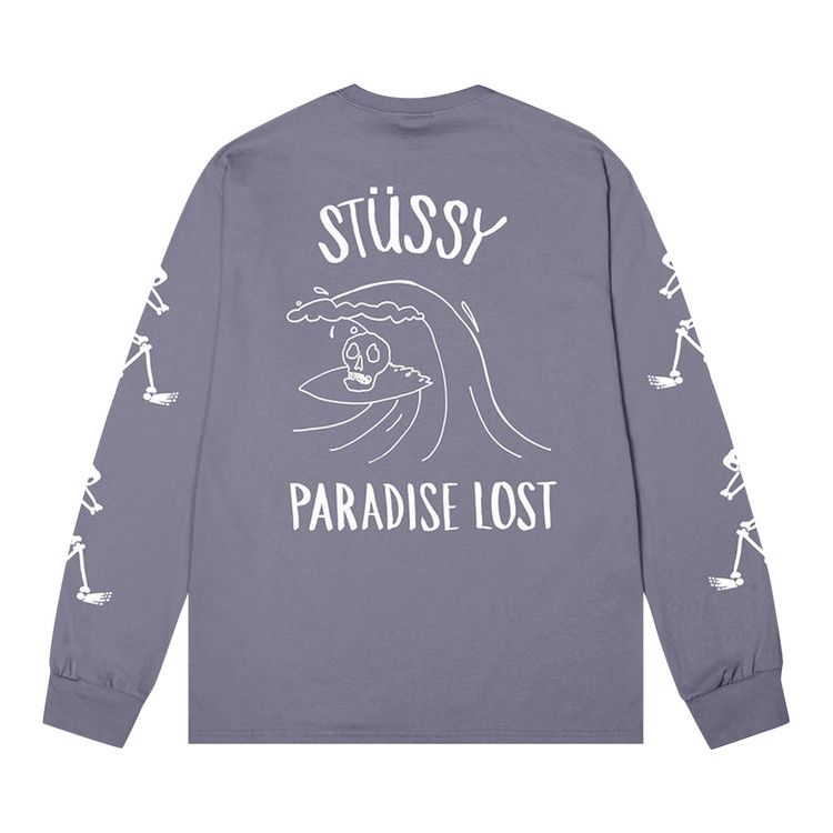 Stussy Paradise Lost Long-Sleeve T-Shirt Mauve