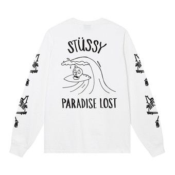 Buy Stussy Paradise Lost Long-Sleeve Tee 'White' - 1994886 WHIT