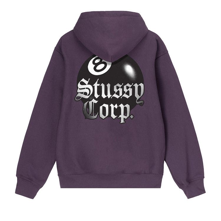 Stussy 8 Ball Corp. Hoodie Grape