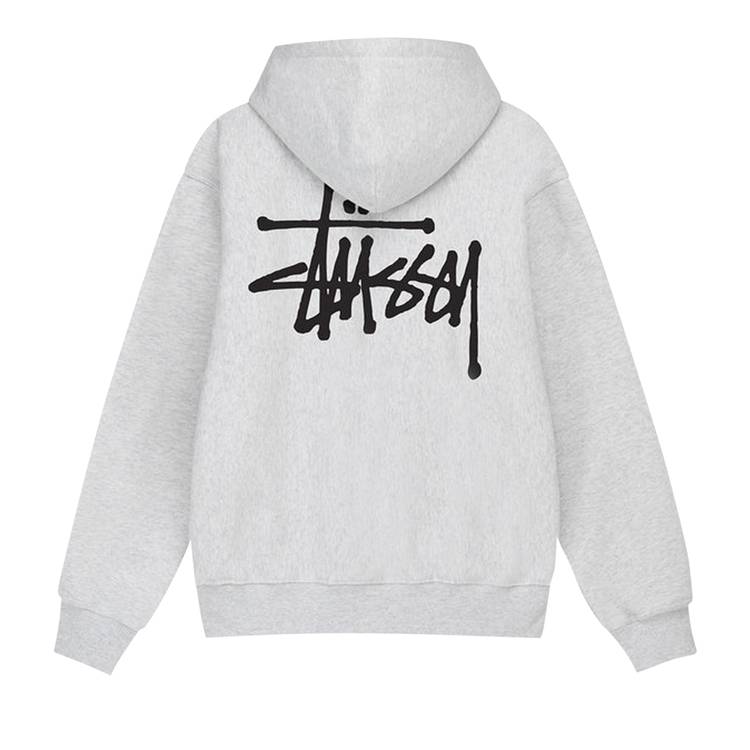 Buy Stussy Basic Zip Hoodie 'Ash Heather' - 1974870 ASH | GOAT CA