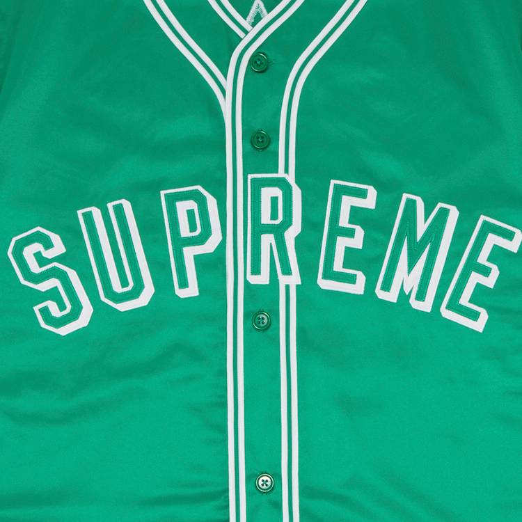 Supreme, Shirts, Supreme Pinstripe Baseball Jersey