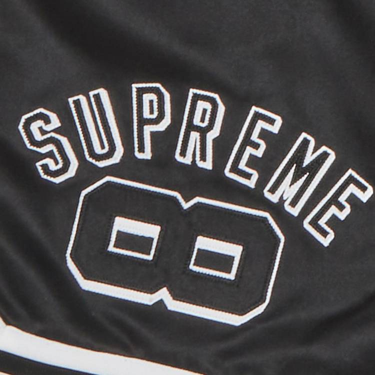 Supreme Mitchell & Ness Satin Basketball Short Black