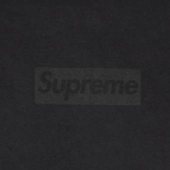 Supreme Black On Black Box Logo Tee