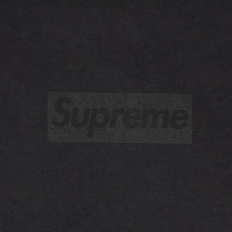 Supreme Tonal Box Logo Tee 'Black' | GOAT