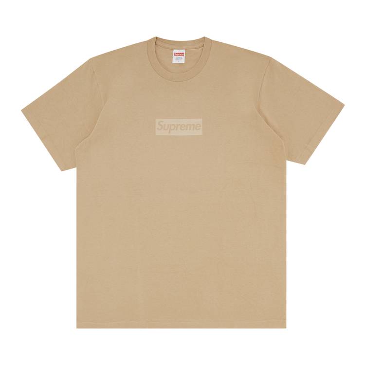 Buy Supreme Tonal Box Logo Tee 'Khaki' - SS23T23 KHAKI | GOAT