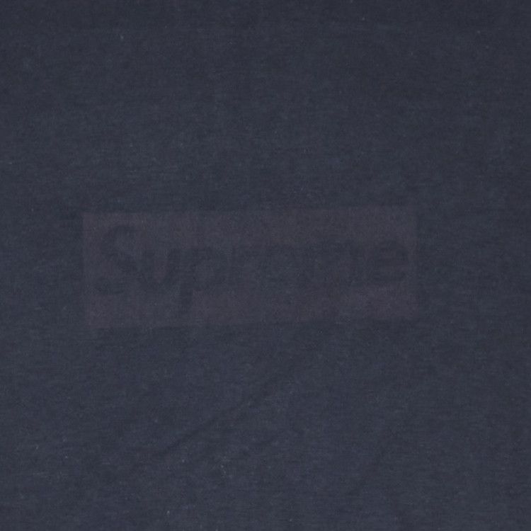 SUPREME TONAL BOX LOGO TEE NAVY2