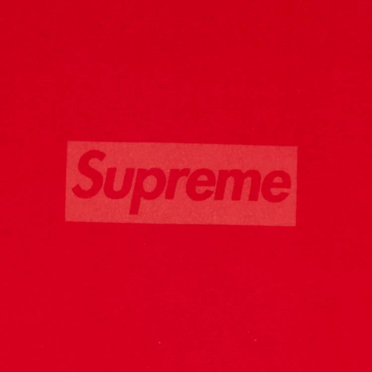 Supreme tonal box logo red – studio89kicks