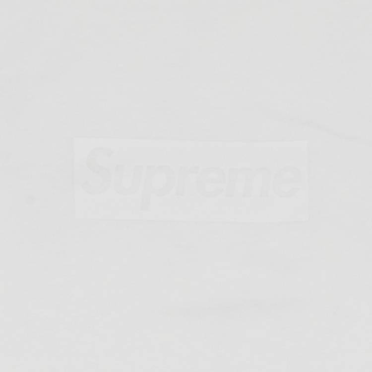 Supreme Tonal Box Logo Tee Size Large White SS23 IN HAND