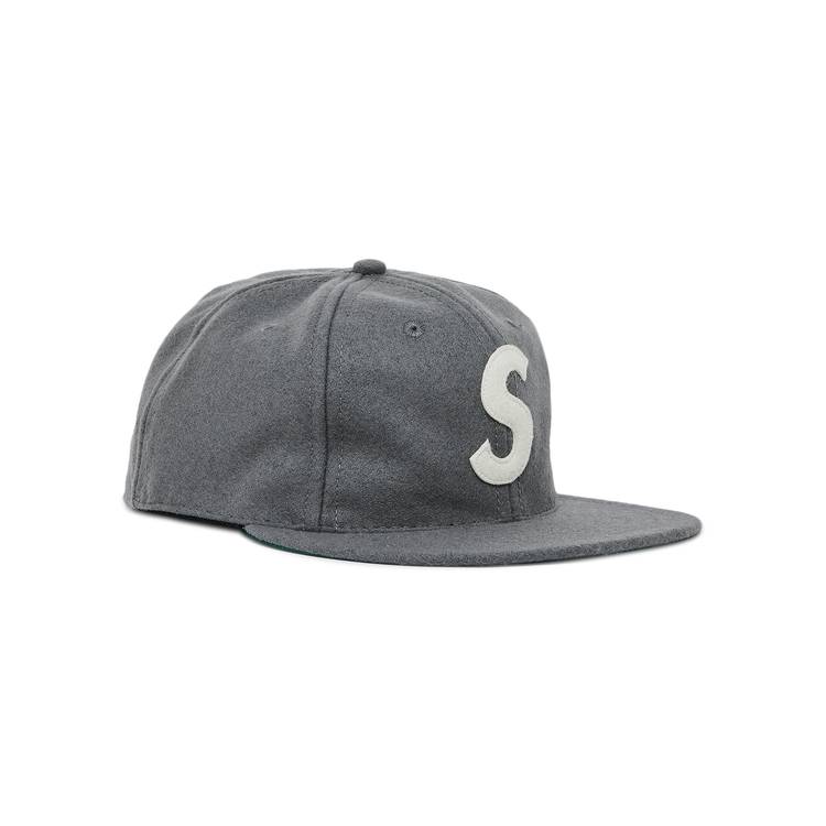 Buy Supreme x Ebbets S Logo Fitted 6-Panel 'Grey' - SS23H27 GREY