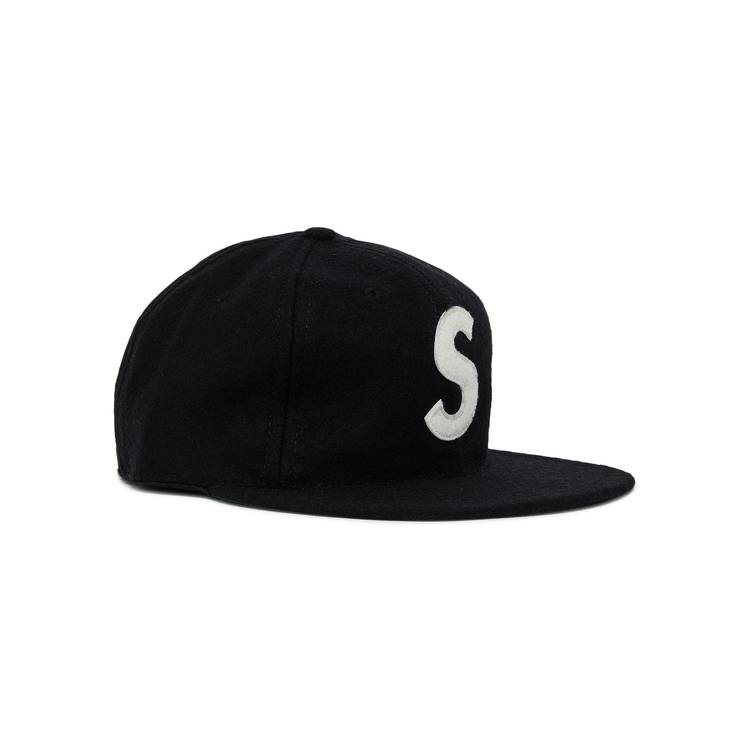 Buy Supreme x Ebbets S Logo Fitted 6-Panel 'Black' - SS23H27 