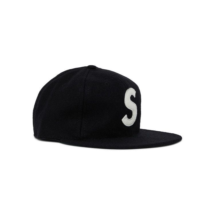 Supreme x Ebbets S Logo Fitted 6-Panel 'Black'