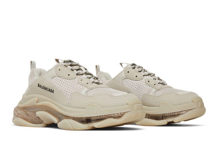 Balenciaga Wmns Triple S Sneaker 'Clear Sole - Beige'