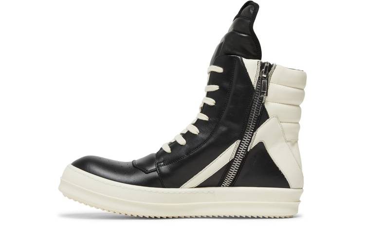 Buy Rick Owens Geobasket High 'Black Milk' - RU01B1894 LPO 9111