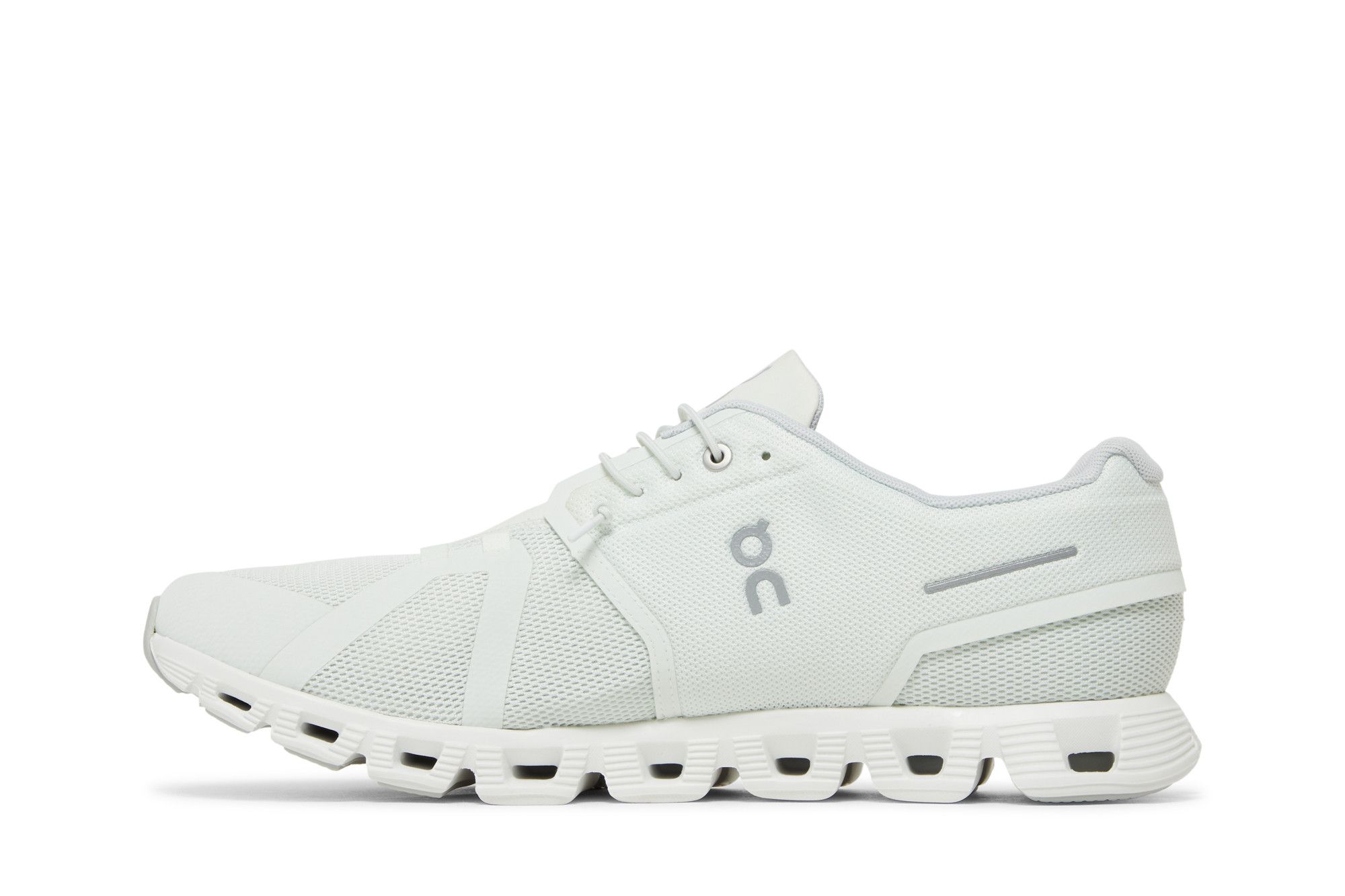 Pre-owned On Cloud 5 'ice White' In Grey