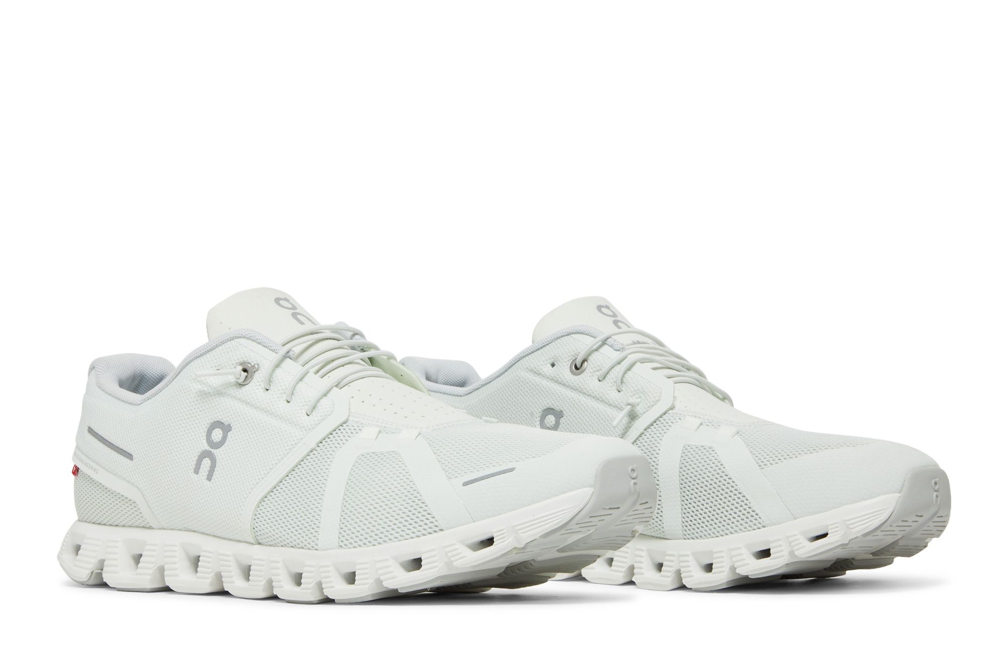 Pre-owned On Cloud 5 'ice White' In Grey