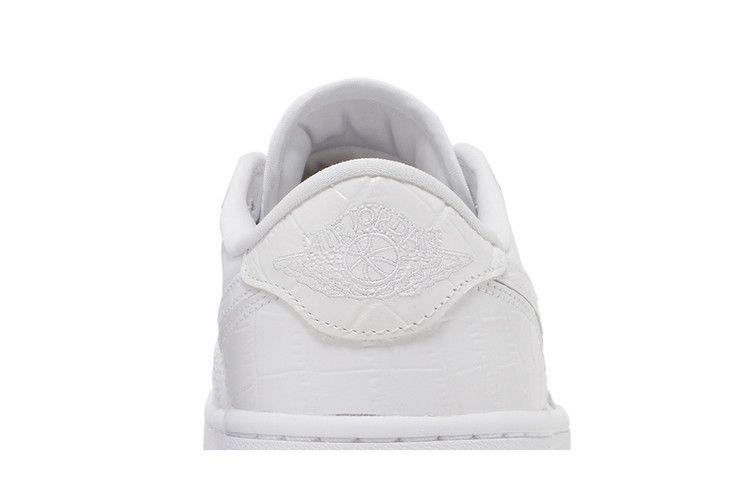 Air Jordan 1 Low Golf White Crocodile