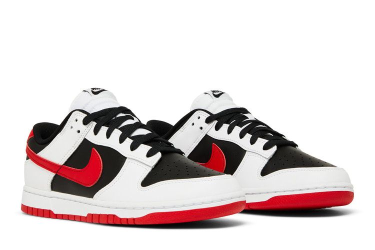 Buy Dunk Low 'White Black Red' - FD9762 061 | GOAT