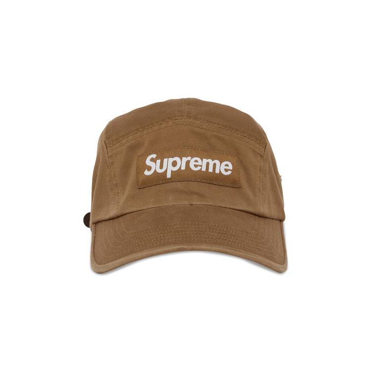 Buy Supreme Washed Chino Twill Camp Cap 'Brown' - SS23H82 BROWN | GOAT