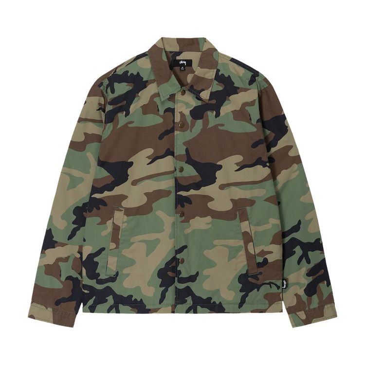 Stussy Coach Shirt Camo