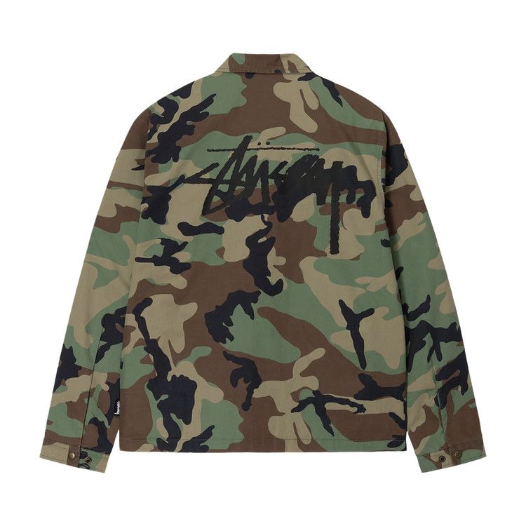 Stussy Coach Shirt Camo