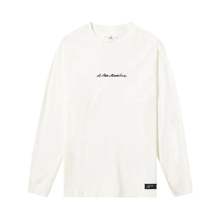 Air Jordan X A Ma Maniere Long-Sleeve T-Shirt Sail