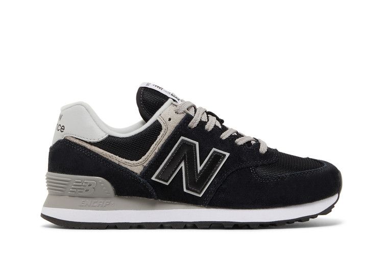 New Balance 574 Core Black White (Women's) — foto 2