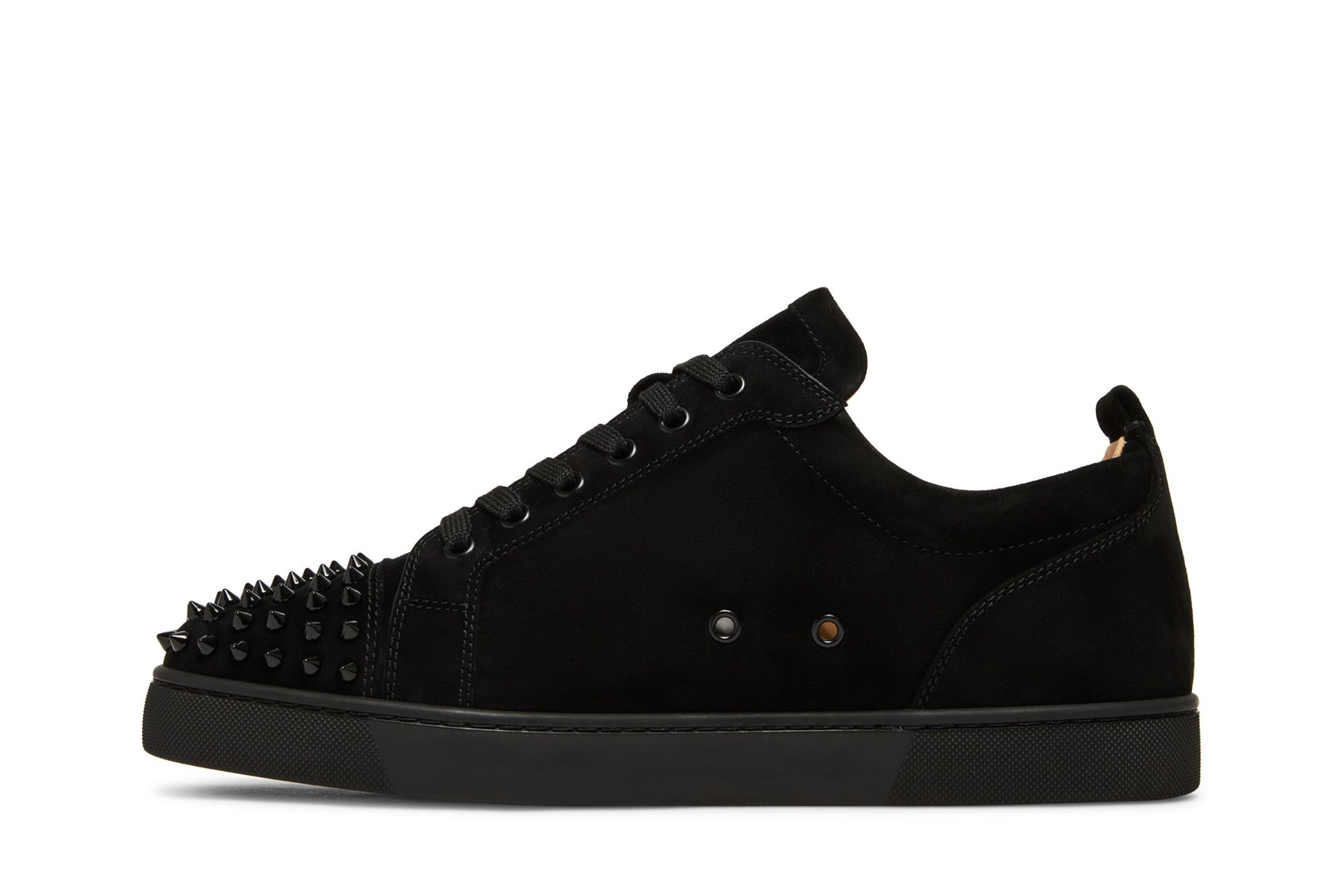 CHRISTIAN LOUBOUTIN CHRISTIAN LOUBOUTIN LOUIS JUNIOR SPIKES FLAT 'TAUPE'