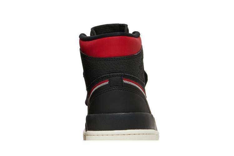 The Air Jordan 1 High Double Strap Gets Done In Bright Red •