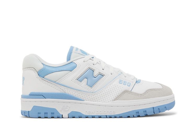 New Balance 550 White Blue Haze Rain Cloud — foto 2