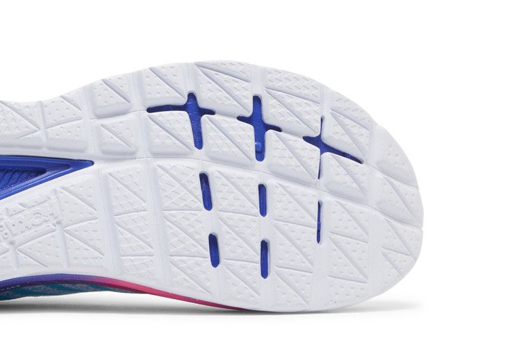 Hoka Mach 5 White Scuba Blue