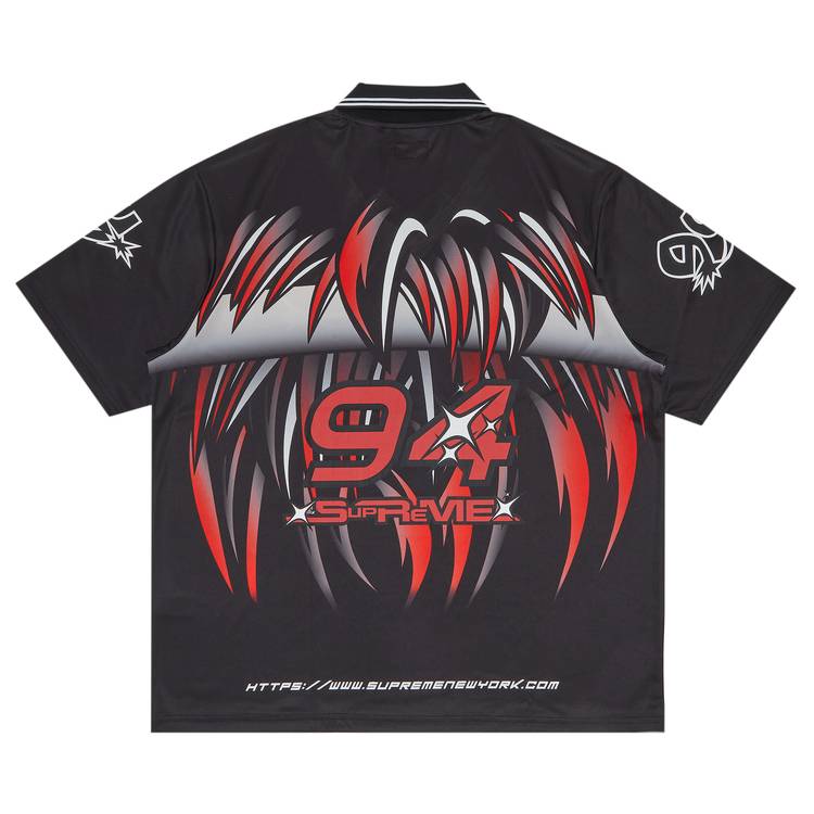 Supreme Feedback Soccer Jersey Black