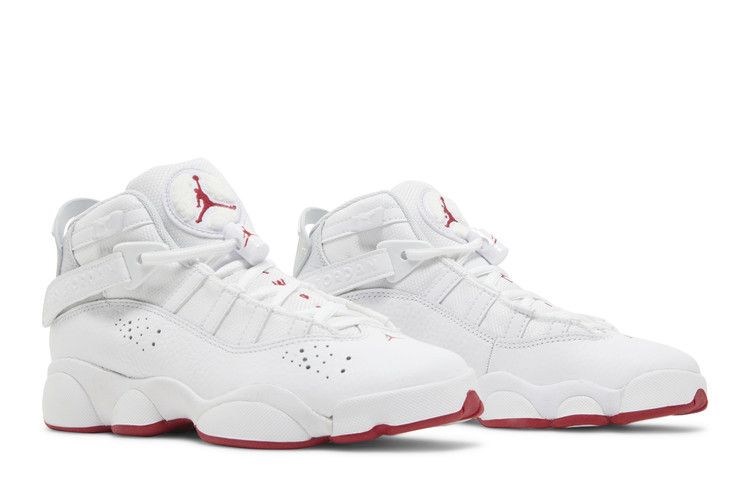Air Jordan 6 Rings Gs White Mystic Hibiscus