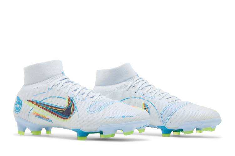 Nike Mercurial Superfly 8 Pro FG 'Grey Light Marine' - DJ2848-054