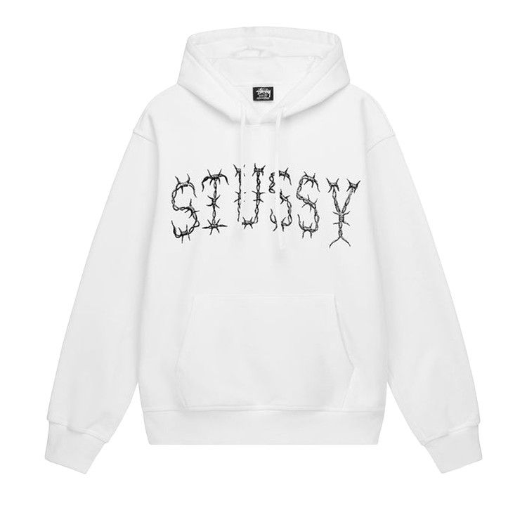 Stussy Barb Hoodie 'white'