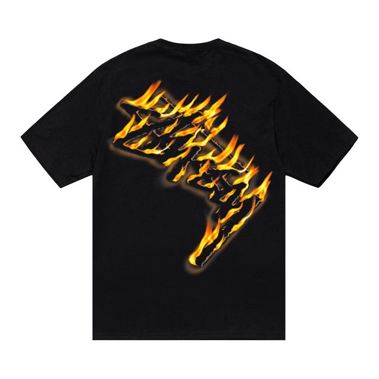 ☆送料無料☆ Stussy Melted T-Shirt Black ☆ Stüssy Stussy Melted Tee 'Black' | REVERSIBLE