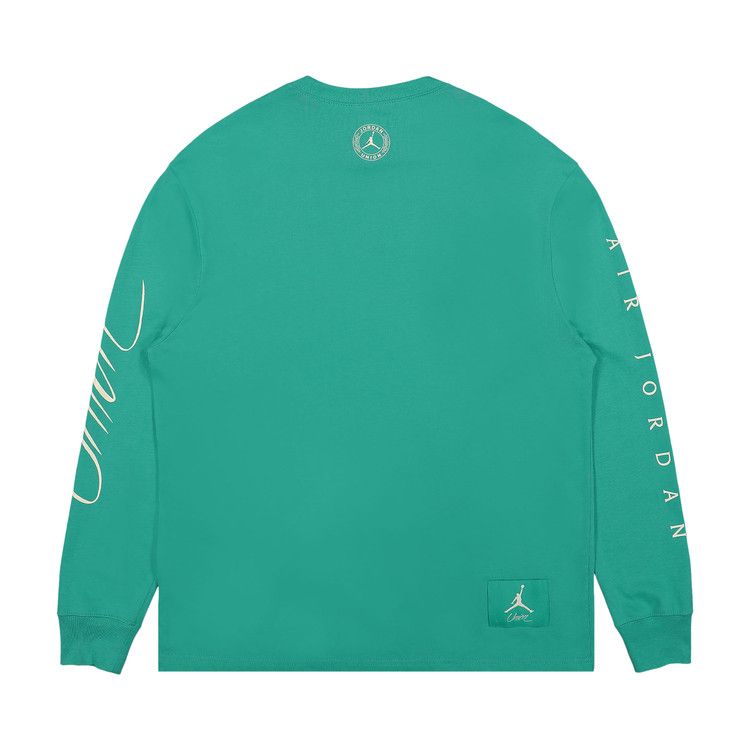 Air Jordan X Union Long-Sleeve T-Shirt Kinetic Green/Coconut Milk