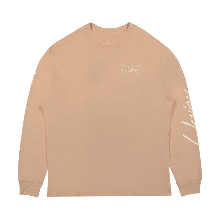Air Jordan X Union Long-Sleeve T-Shirt Beige/Coconut Milk