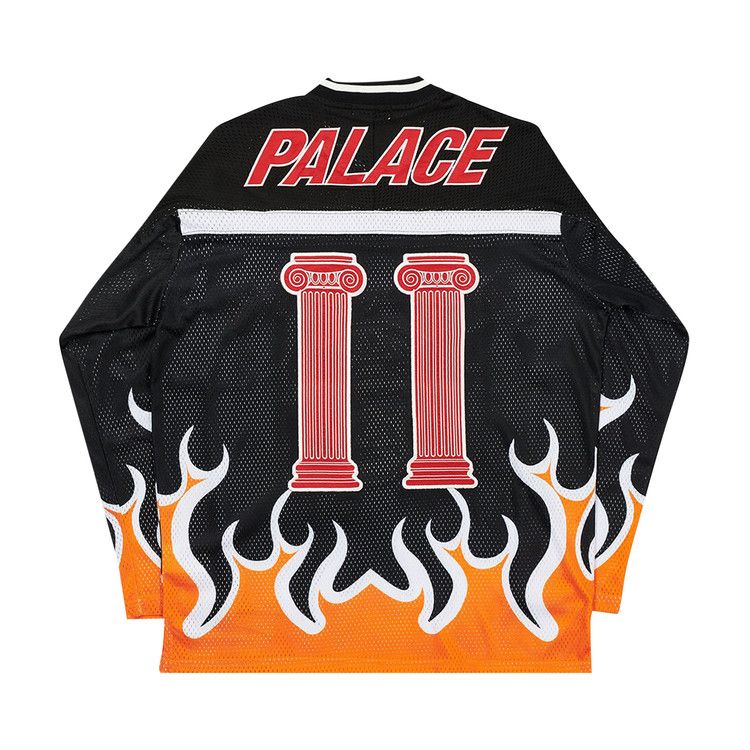 Buy Palace Pillars Jersey 'Black' - P19ES010 | GOAT