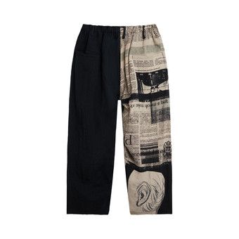 Buy Yohji Yamamoto Pour Homme Newspaper Asakura Print Two Tone