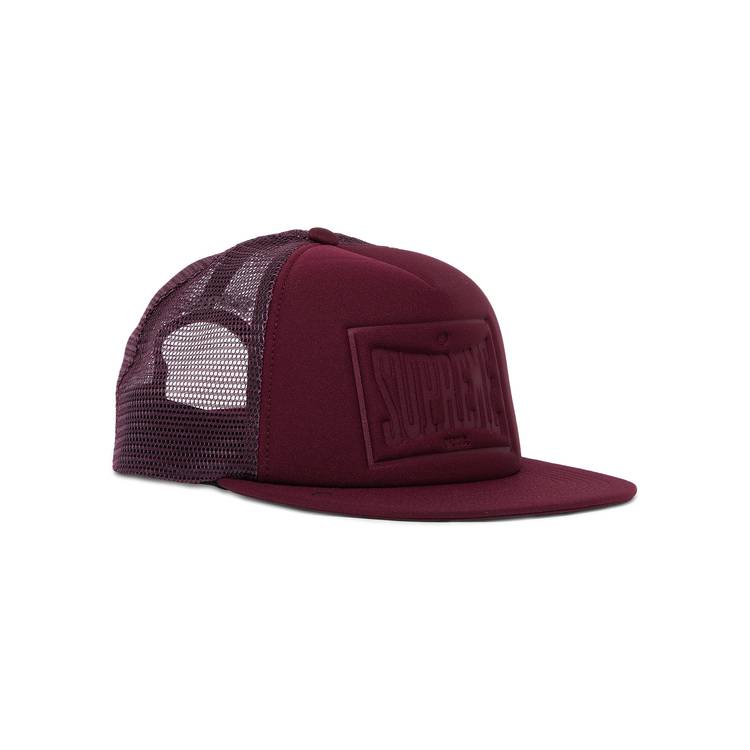 Buy Supreme Stamped Mesh Back 5-Panel 'Maroon' - SS23H15 MAROON