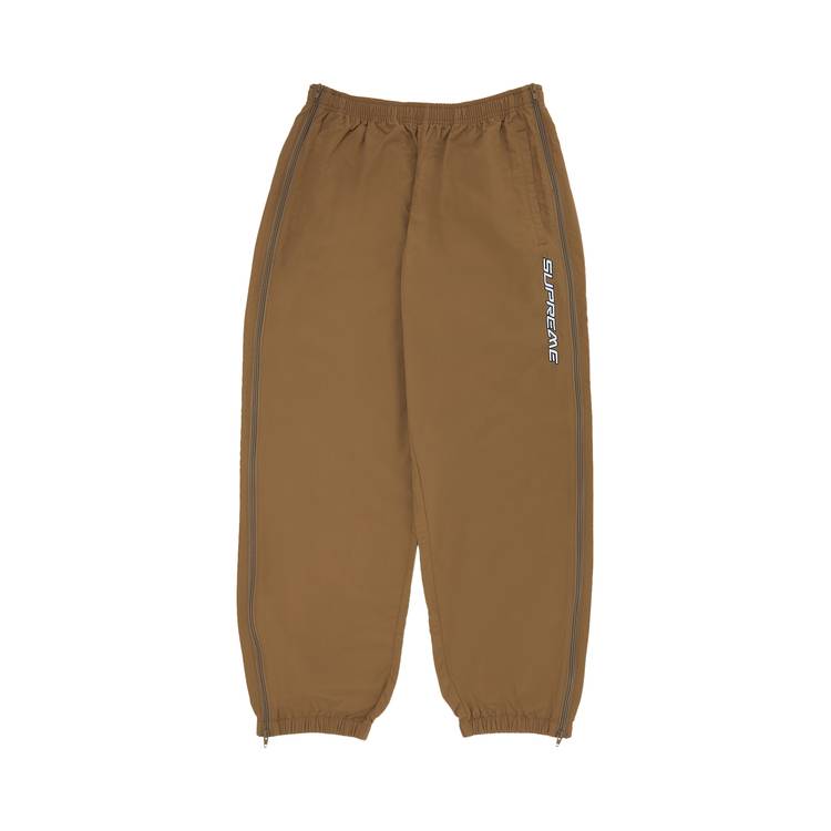 Buy Supreme Full Zip Baggy Warm Up Pant 'Light Brown' - SS23P16