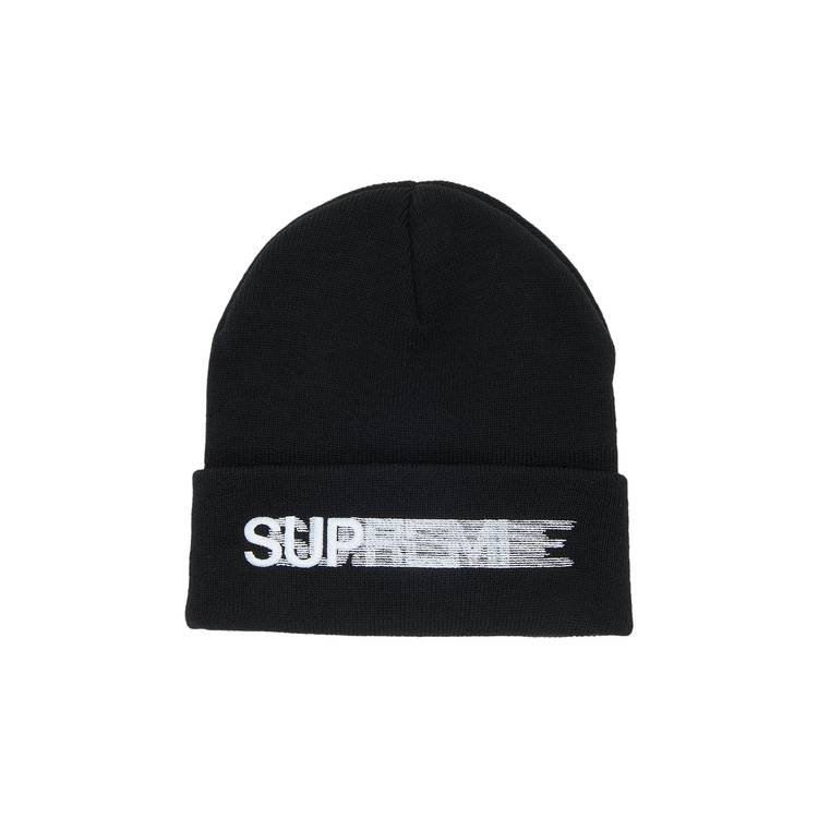 Buy Supreme Motion Logo Beanie 'Black' - SS23BN10 BLACK | GOAT