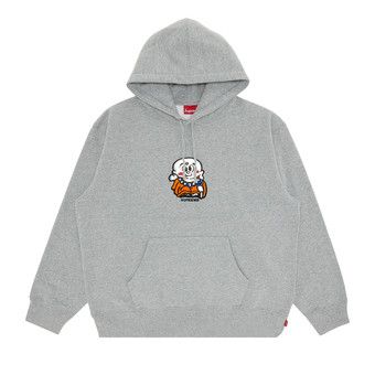 Supreme Aoi Buddha Hoodie Heather Grey Price in India | Culture Circle